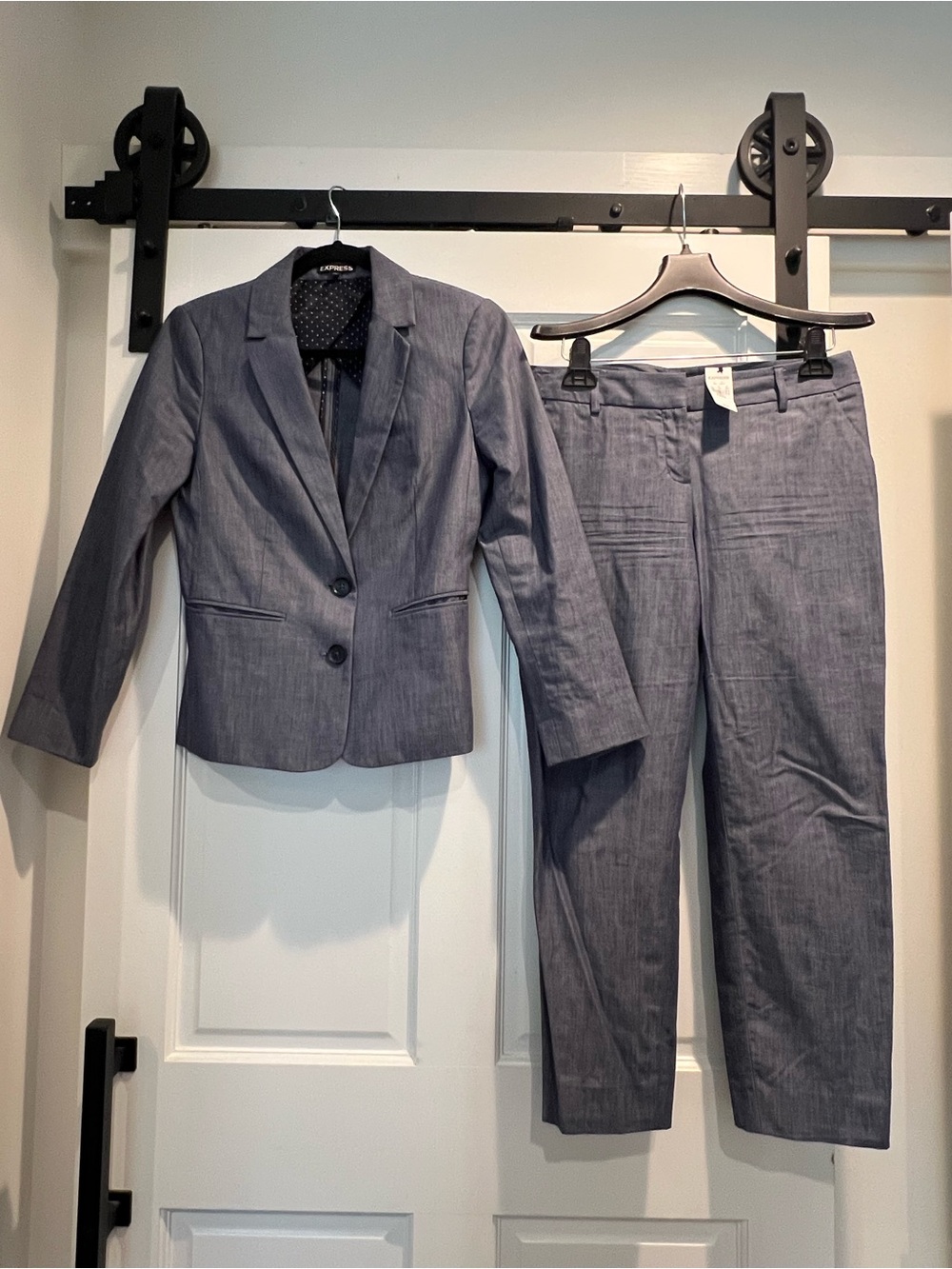 Express Women's Blue Tailored Suit NWT